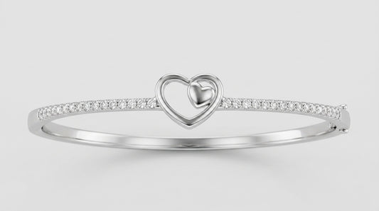 Forever Heart Silver Bracelet