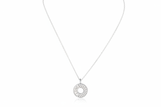 Eternal Love Silver Pendant Necklace
