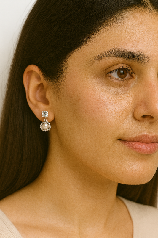 PearlTwist Elegance Studs