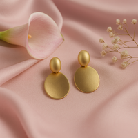 Aurelia Matte Drop Earrings