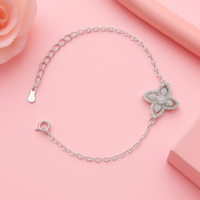 Mystique Flora Silver Bracelet