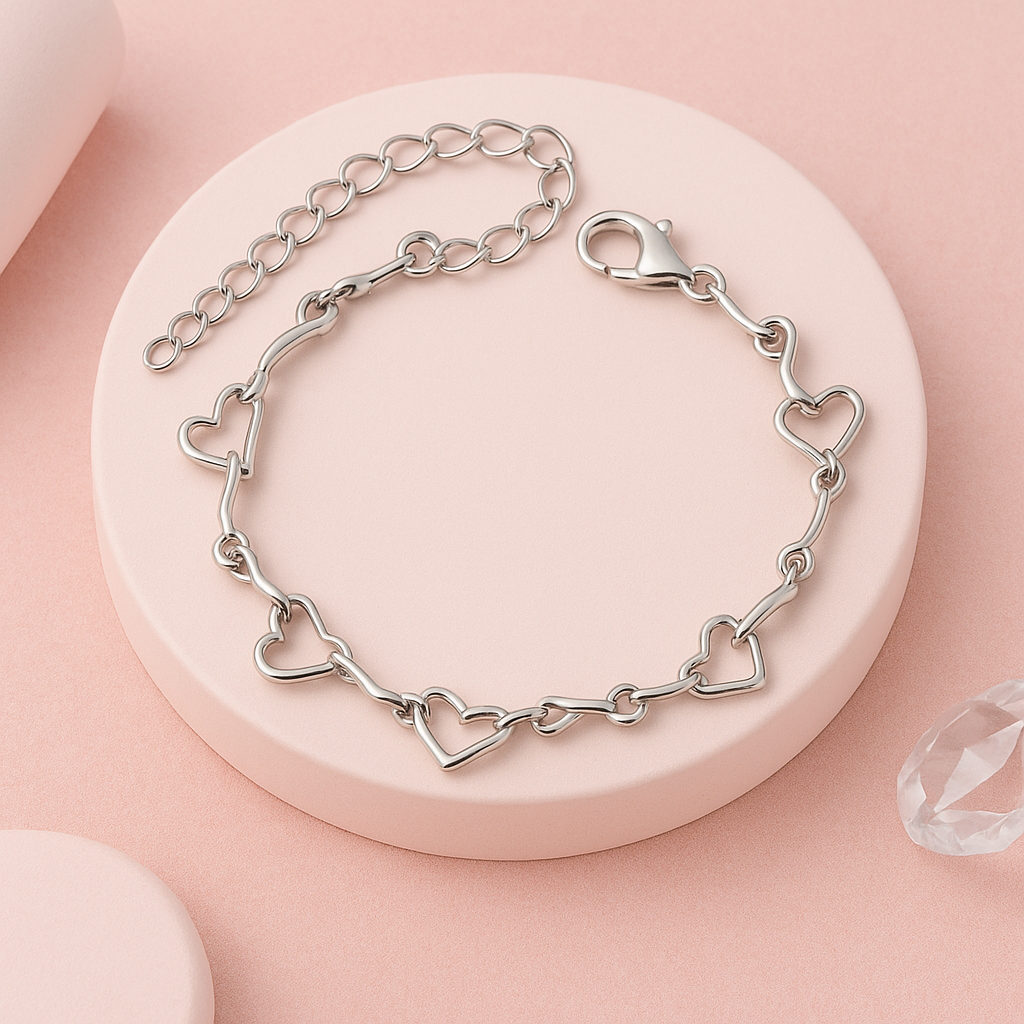 Heartline 925 Silver Bracelet