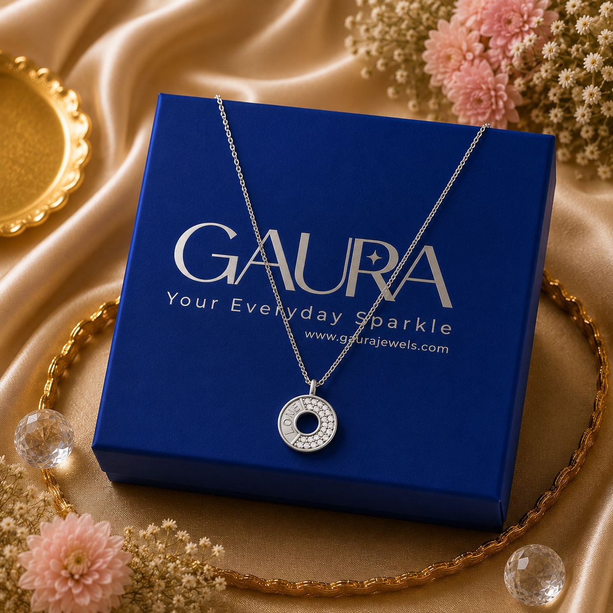 Eternal Love Silver Pendant Necklace