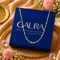 Eternal Bloom Layered Silver Necklace