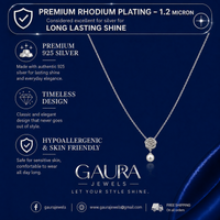 Eterna Rose Pearl Sterling Silver Necklace