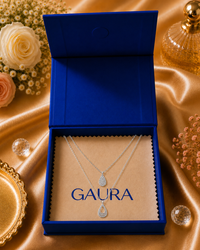 The Celestial Harmony Layered Silver Necklace