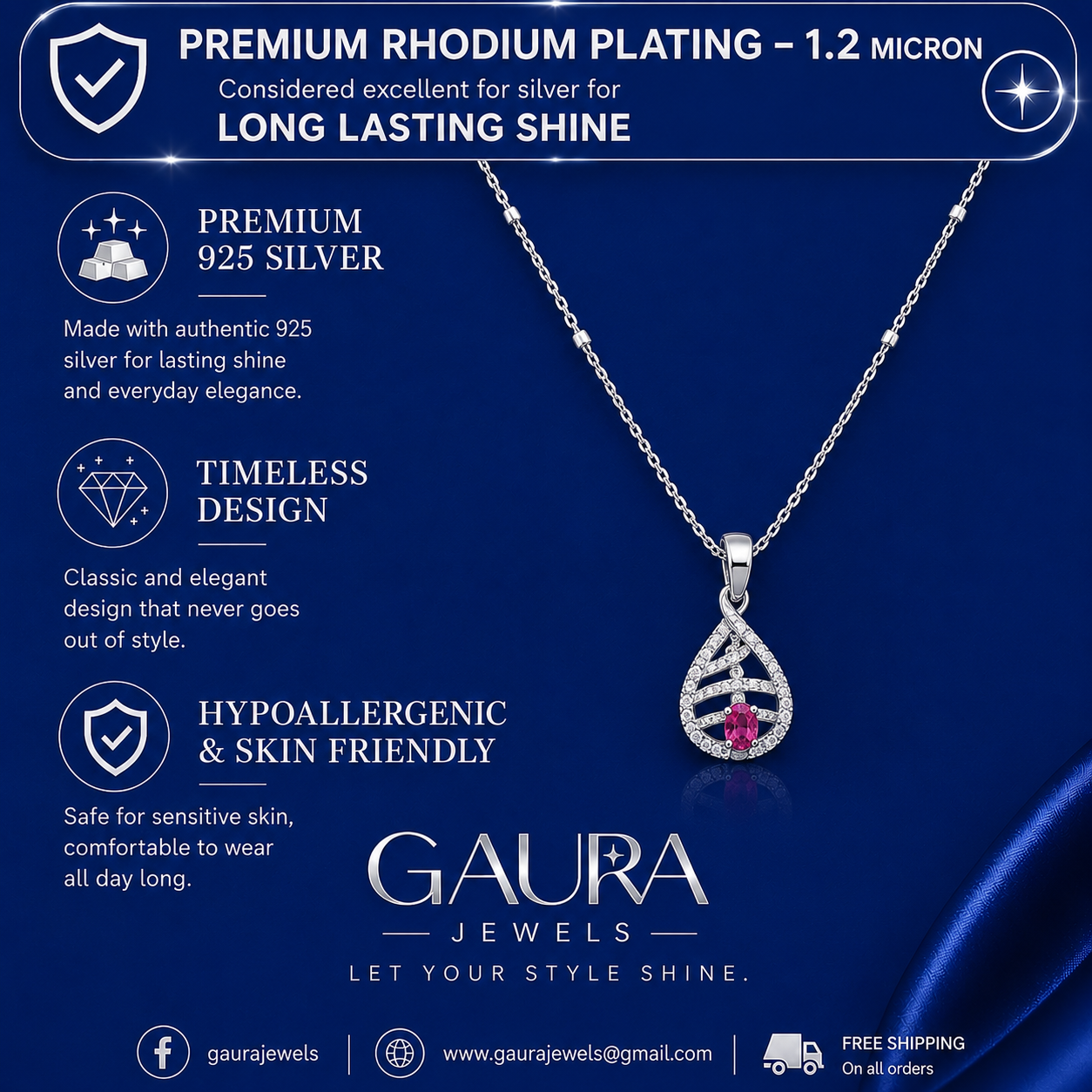 The Fortuna Cascade Layered Necklace