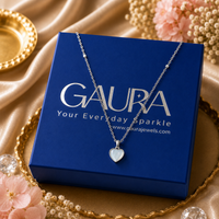 Hridaya 925 Sterling Silver Heart Pendant Necklace