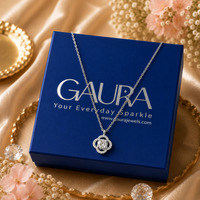 Kanika 925 Sterling Silver Floral Pendant Necklace
