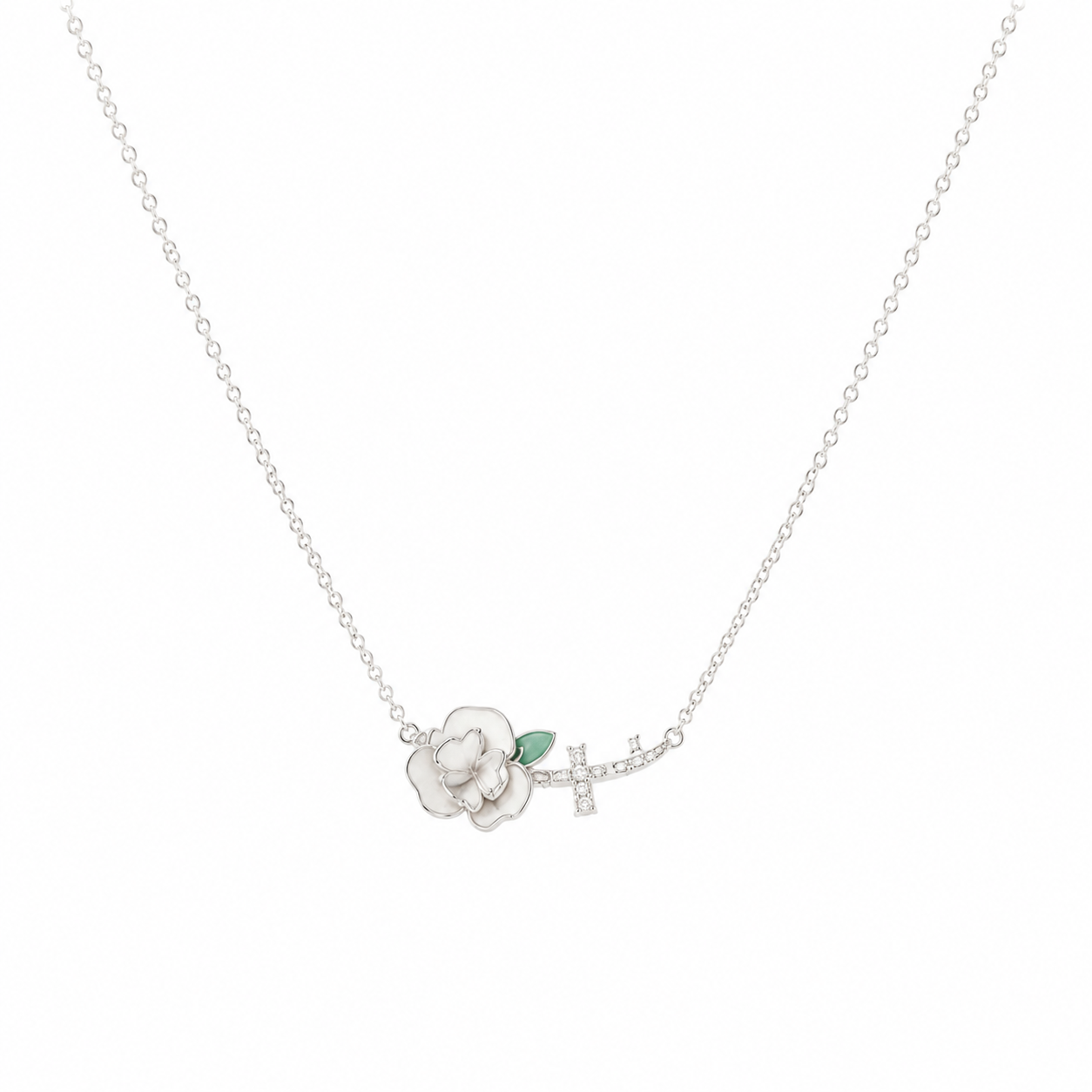 Heritage Clover Cascade Necklace