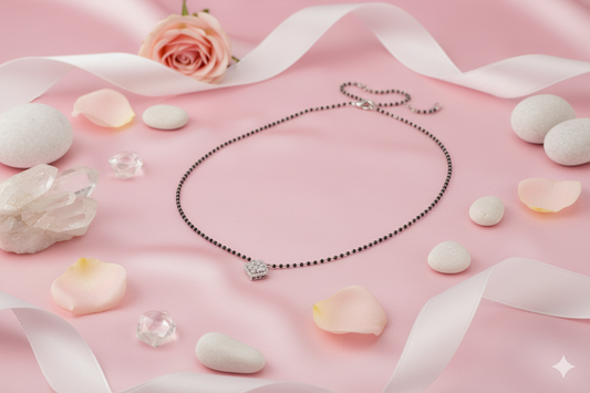 BlushAura Diamond Square Mangalsutra