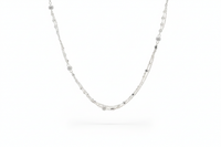 Eternal Bloom Layered Silver Necklace