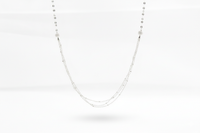 Celeste Layered Silver Necklace