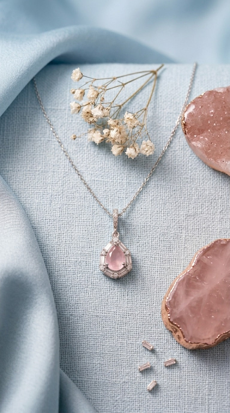 Roséa Crystal Drop Necklace