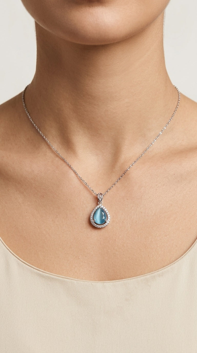 Aurelia Ocean Drop Necklace