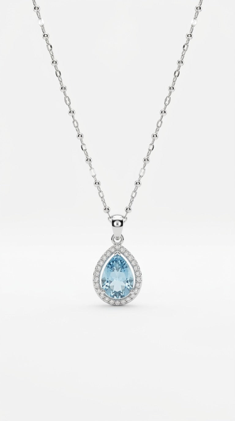 Aurelia Ocean Drop Necklace