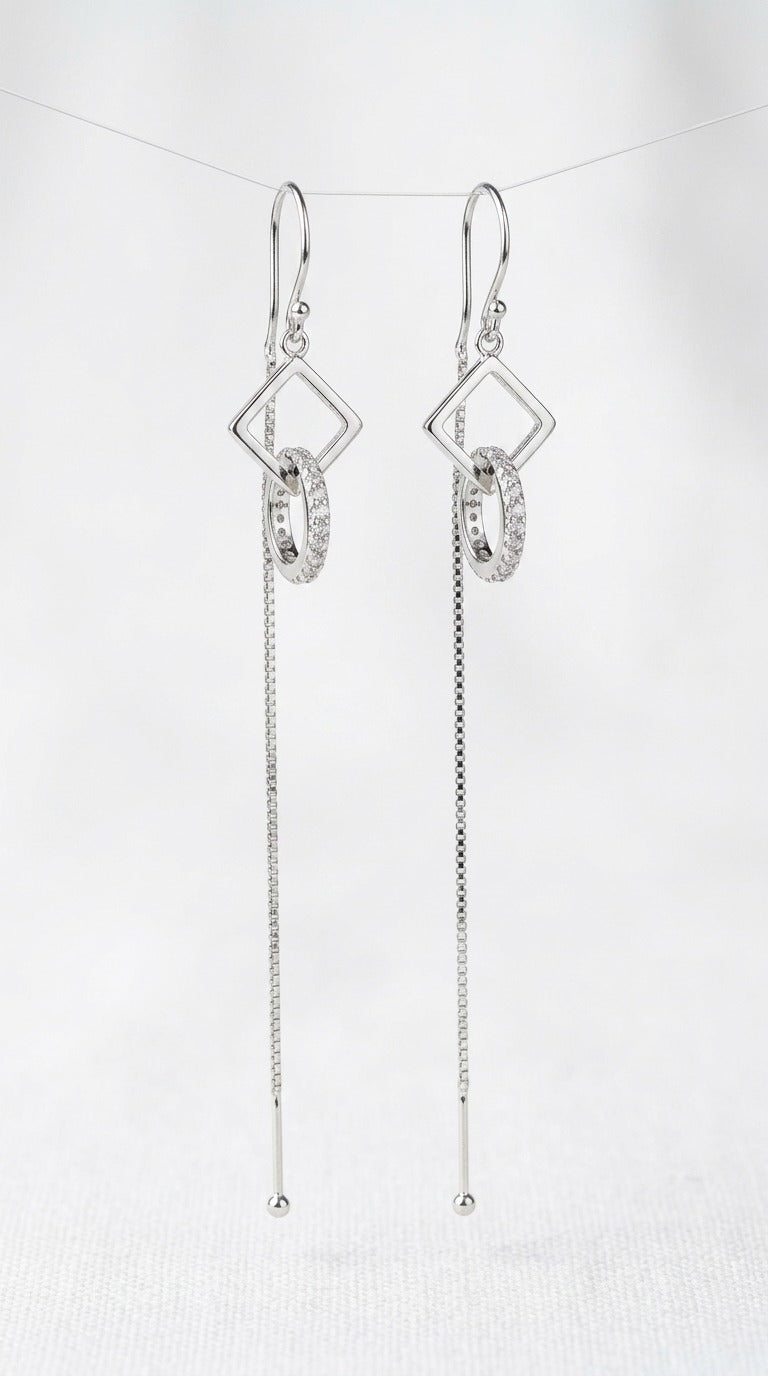 Veloura Infinity Drop Earrings