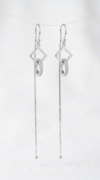 Veloura Infinity Drop Earrings