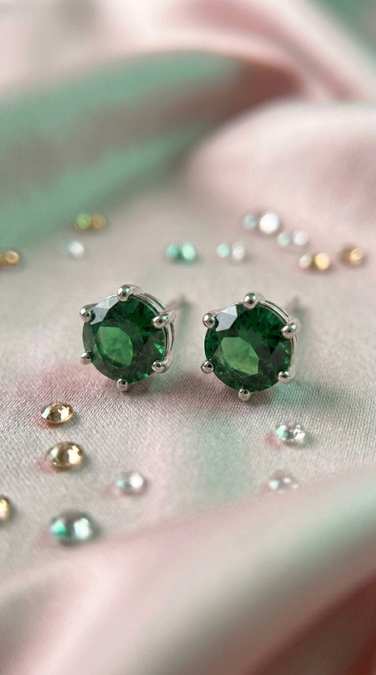 Emerelle Crystal Stud Earrings