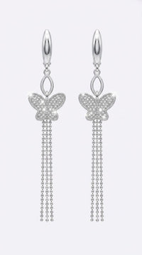 Celestique Butterfly Cascade Earrings