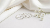 Sweetheart Adjustable Silver Toe Rings