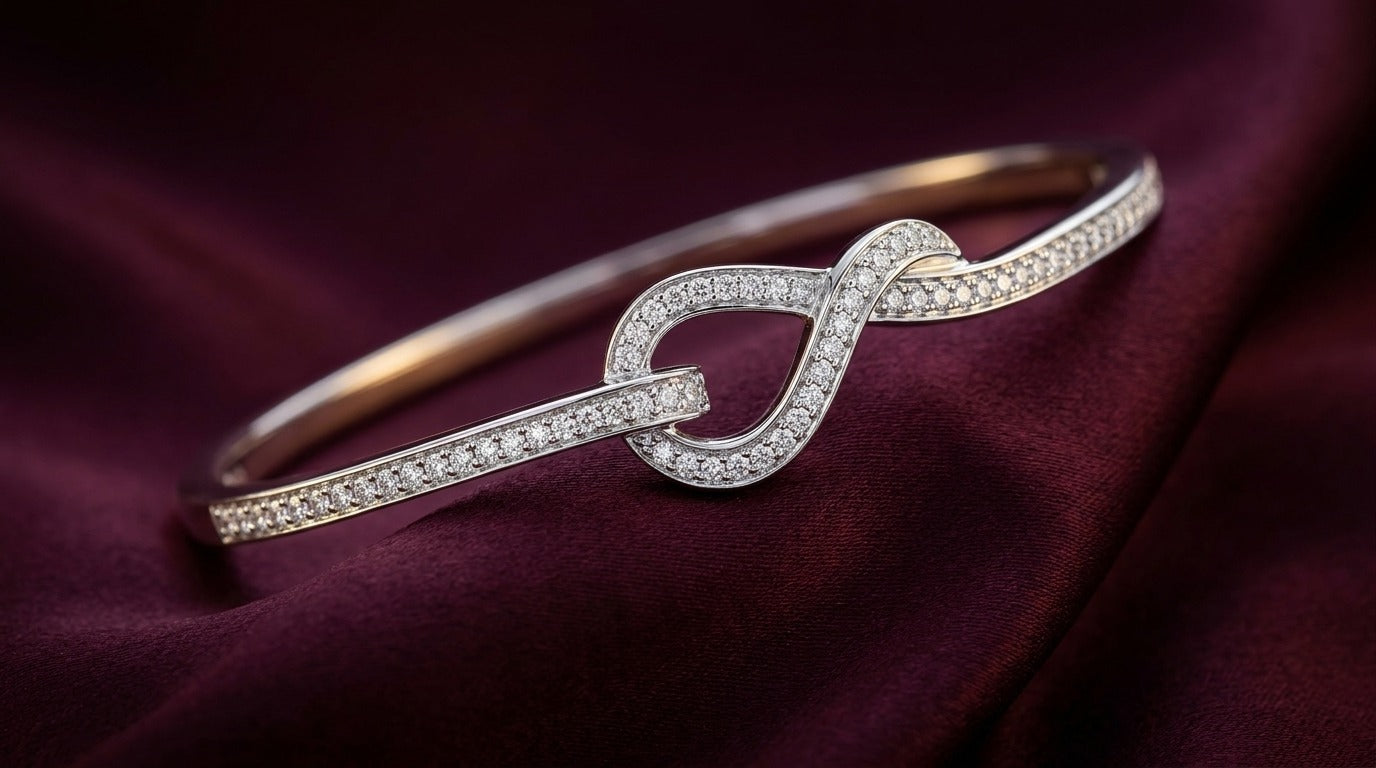 Infinity Luxe Silver Bracelet