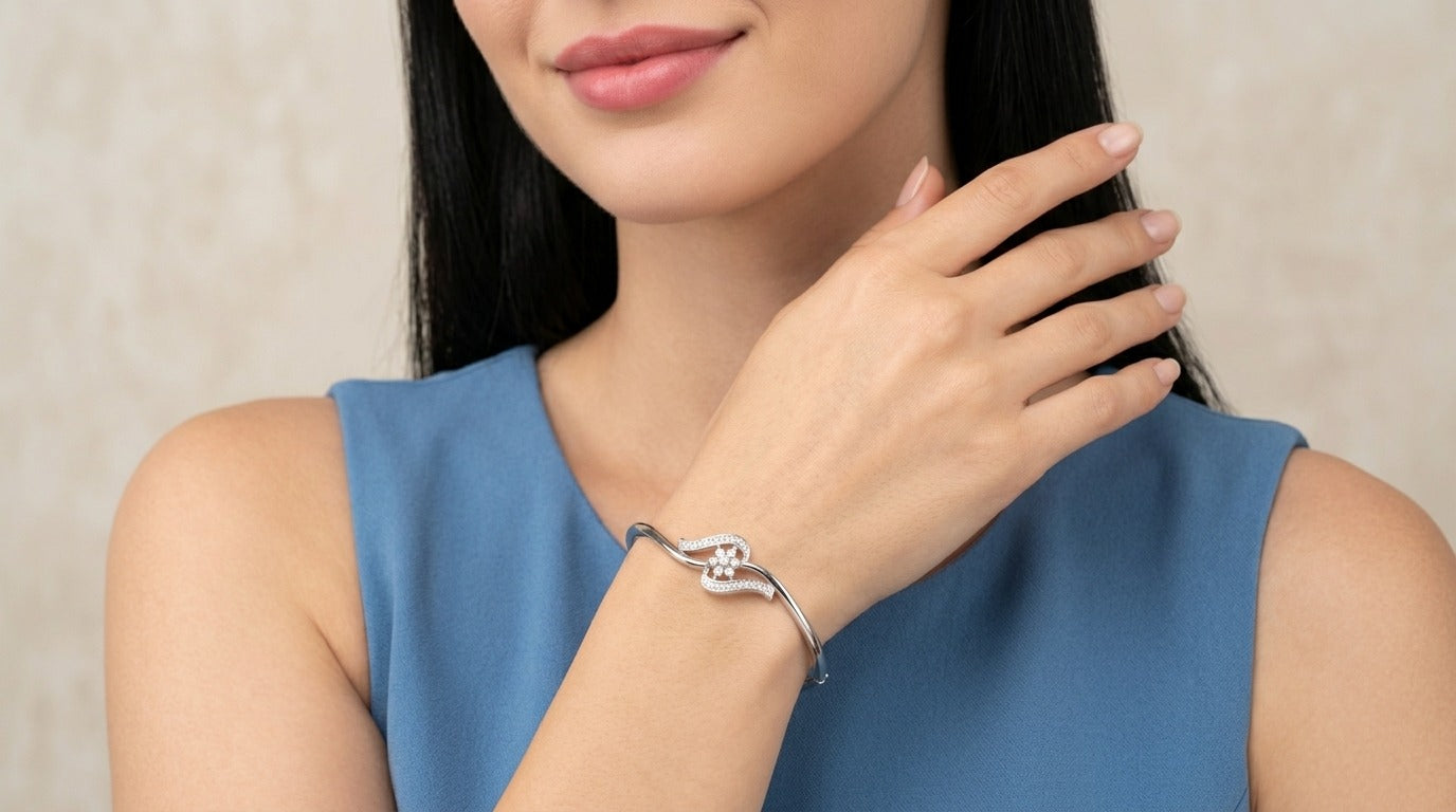 Eternal Bloom Silver Bracelet