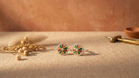 GAURA Bloom Enamel Toe Rings