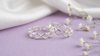 Forever Infinity Adjustable Toe Rings