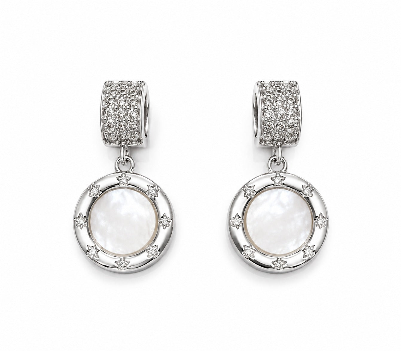 Lunéa Halo Spark Stud Earrings