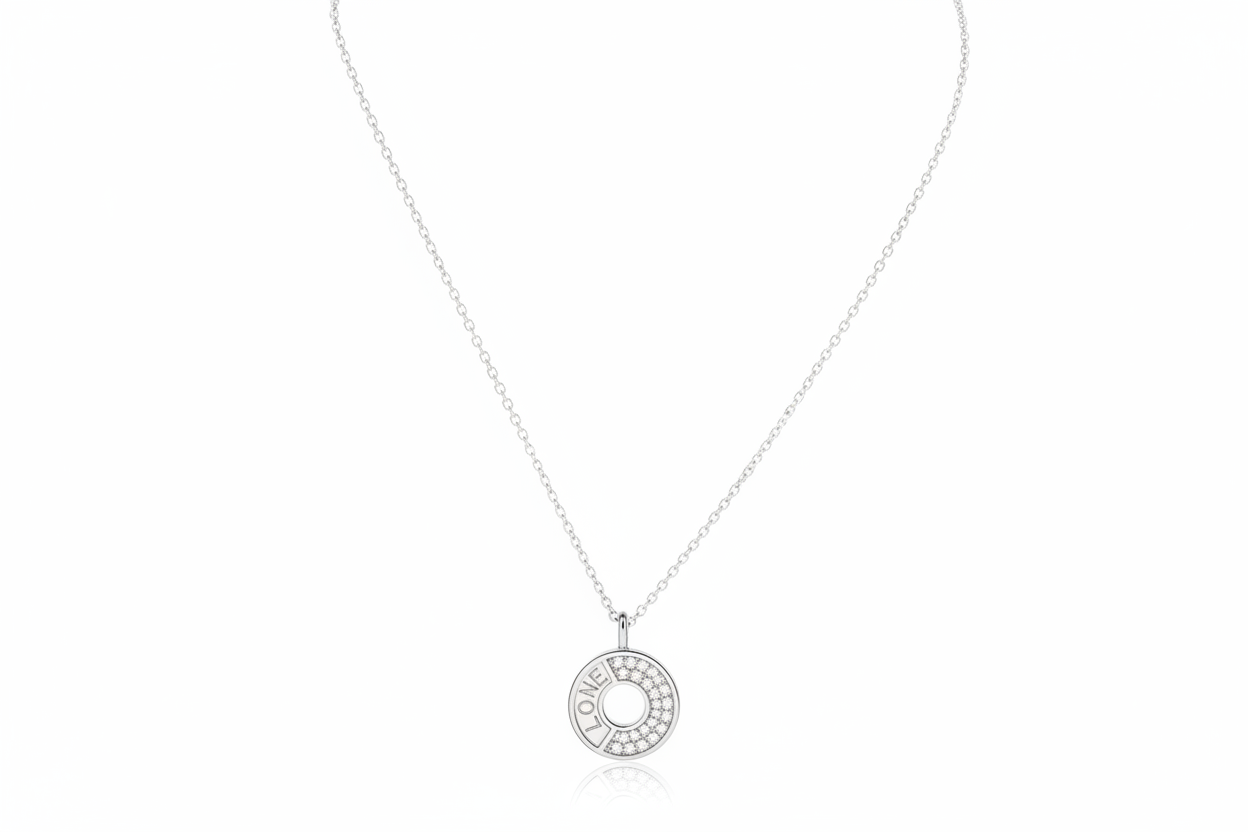 Eternal Love Silver Pendant Necklace