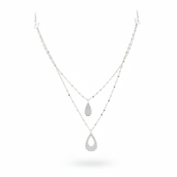 The Celestial Harmony Layered Silver Necklace