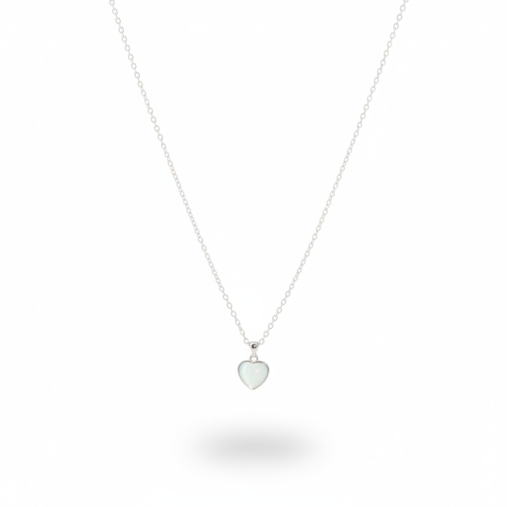 Hridaya 925 Sterling Silver Heart Pendant Necklace