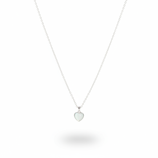 Hridaya 925 Sterling Silver Heart Pendant Necklace