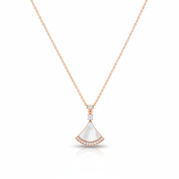 Vaidehi 925 Sterling Silver Rose Gold-Plated Necklace