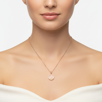 Prerna 925 Sterling Silver Rose Gold-Plated Necklace