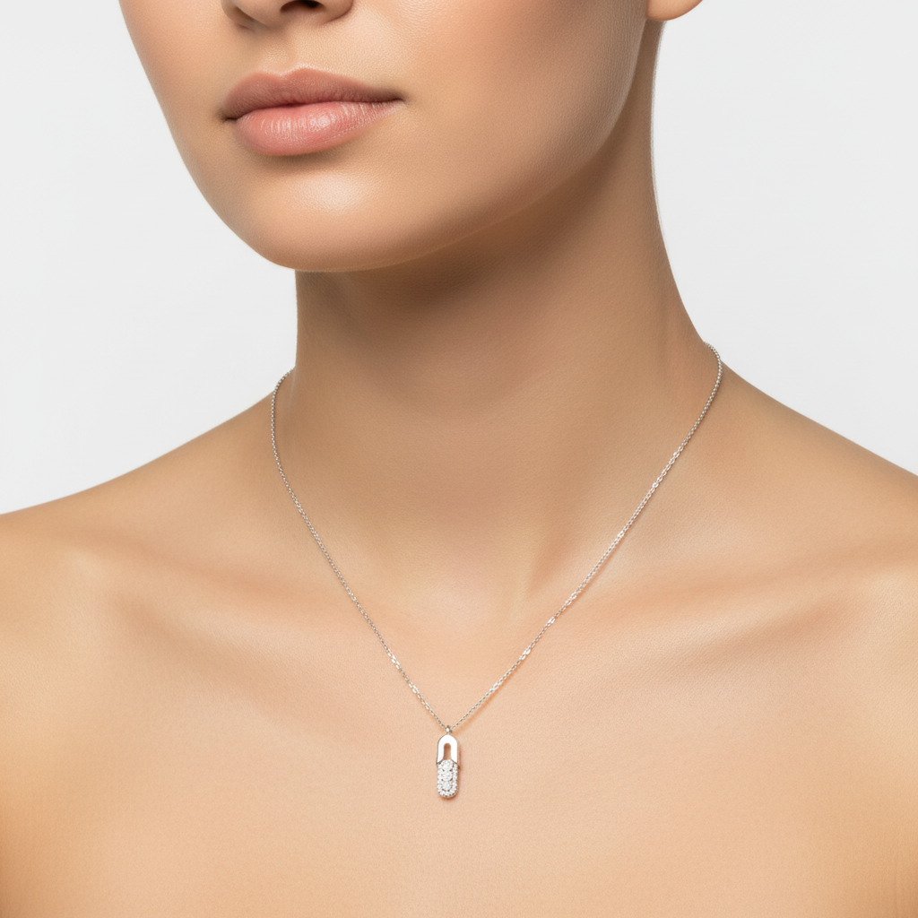 Suraksha 925 Sterling Silver Necklace