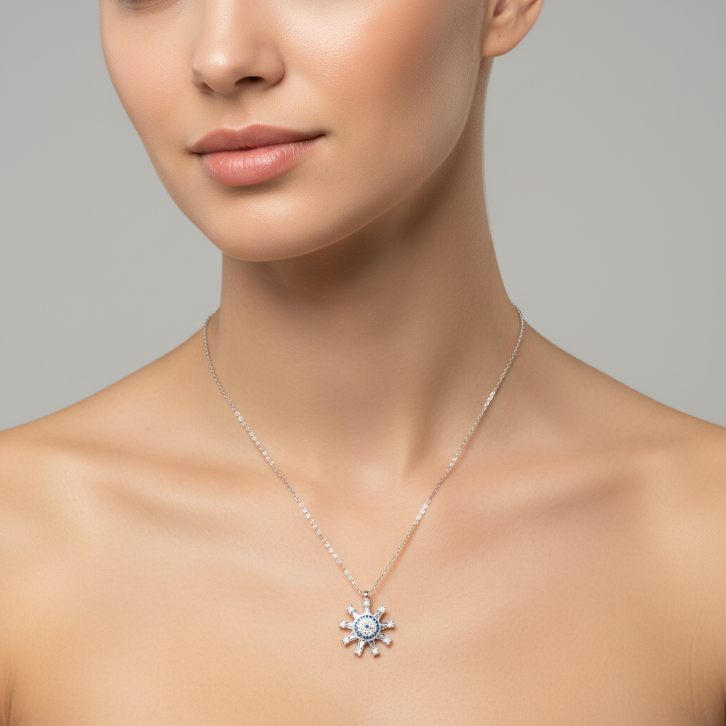 Divyanshi 925 Sterling Silver Necklace