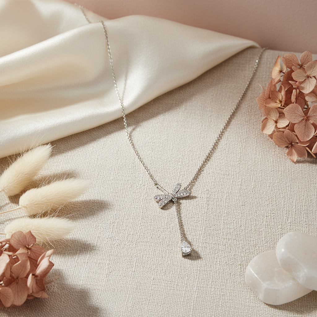 Taruṇika 925 Sterling Silver Necklace