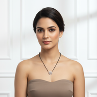 SparkleBloom Solitaire Mangalsutra