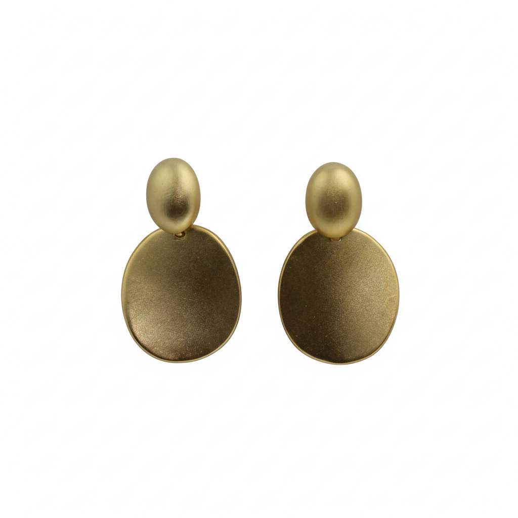 Aurelia Matte Drop Earrings