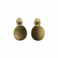 Aurelia Matte Drop Earrings