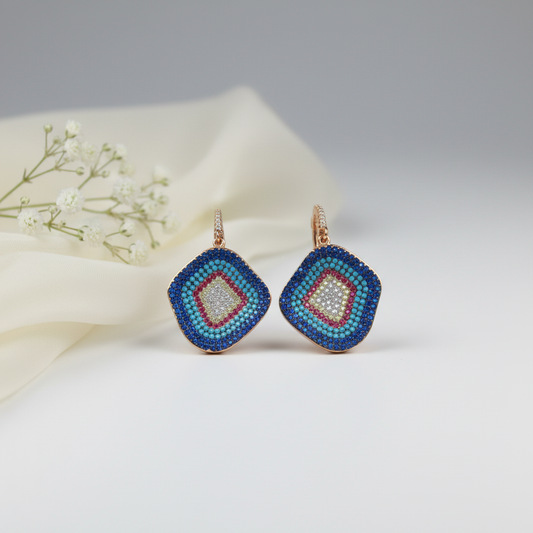 Spectrum Mosaic Drop Earrings