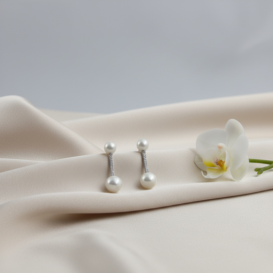 Elegance Pearl Drop Earrings