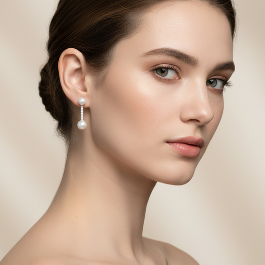 Elegance Pearl Drop Earrings